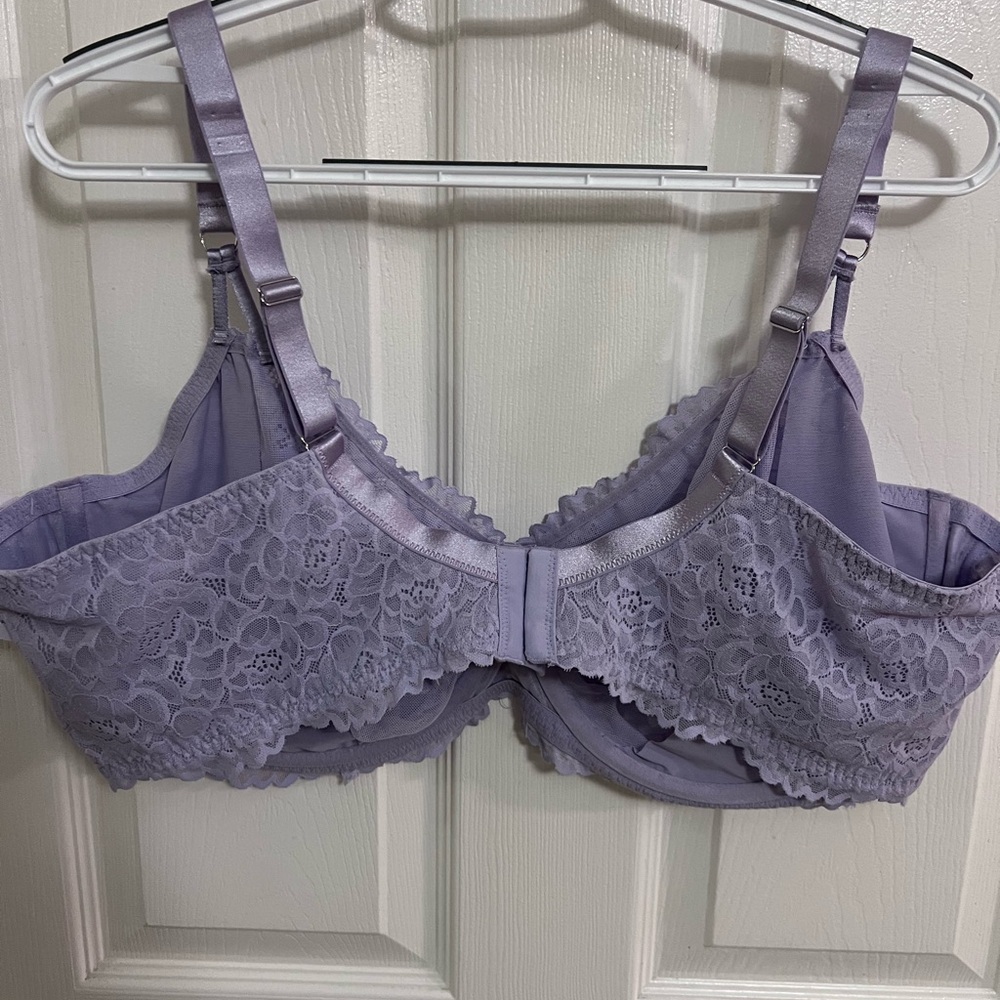 Women's Lace Unlined Balconette Bra - Auden™ Lavender 42D & 46DDD NWT - Picture 8 of 14